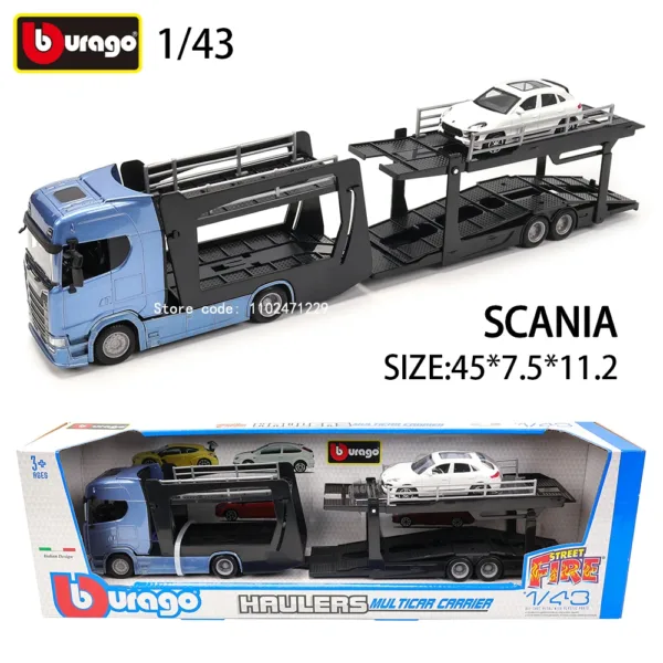 Bburago 1:43 Scale Diecast Luxury Truck - Image 7