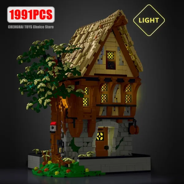 Medieval Blacksmith Shop Building Blocks Set - Image 10