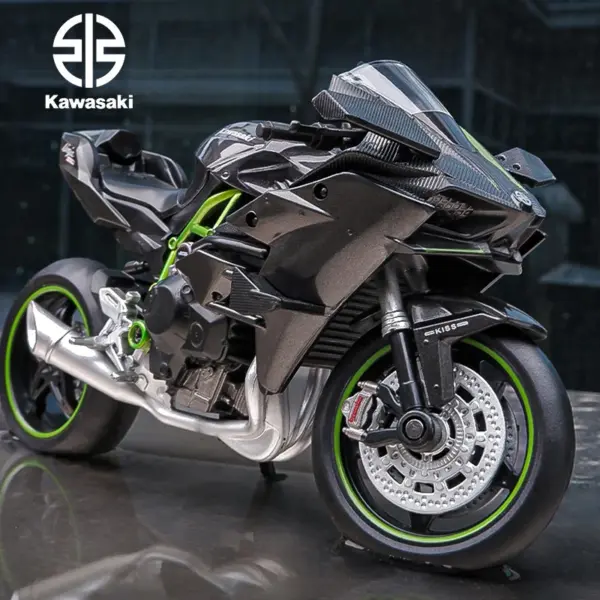 1/12 Kawasaki H2R Ninja Diecast Motorcycle Model