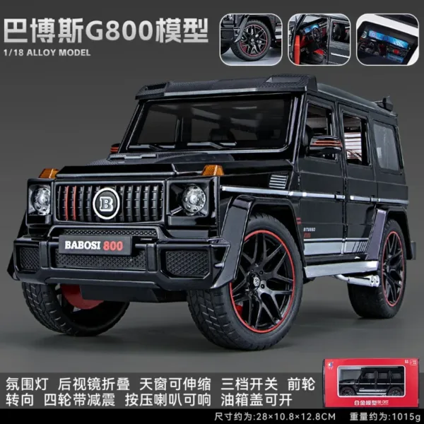 1:18 Mercedes Benz BRABUS G800 Diecast Model