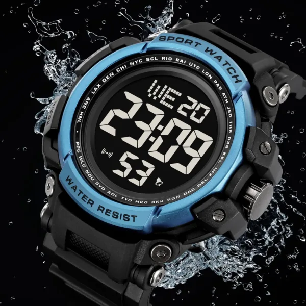 Digital Sports Watch for Men Waterproof Camo - Image 2