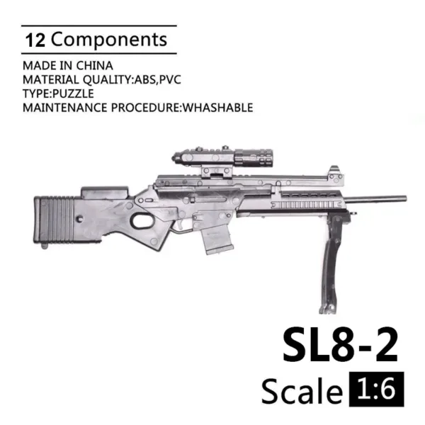 1:6 Scale MP5SD5 Submachine Gun Model - Image 18