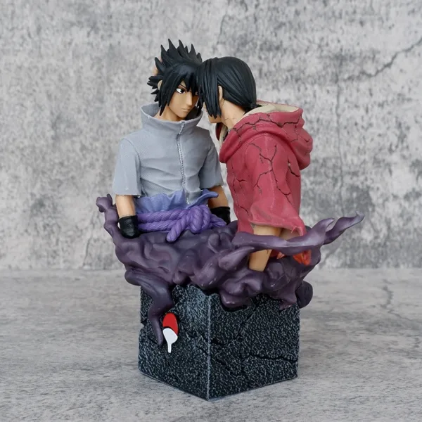 17cm Naruto Uchiha Itachi & Sasuke Figure - Image 3