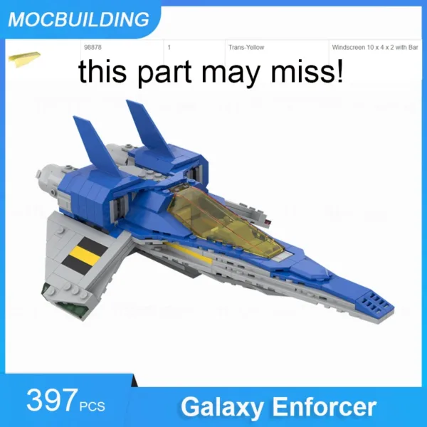 Galaxy Enforcer 397PCS MOC Building Blocks Set - Image 2