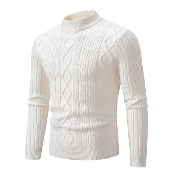 Men's Cozy Cashmere Wool Sweater - Image 2