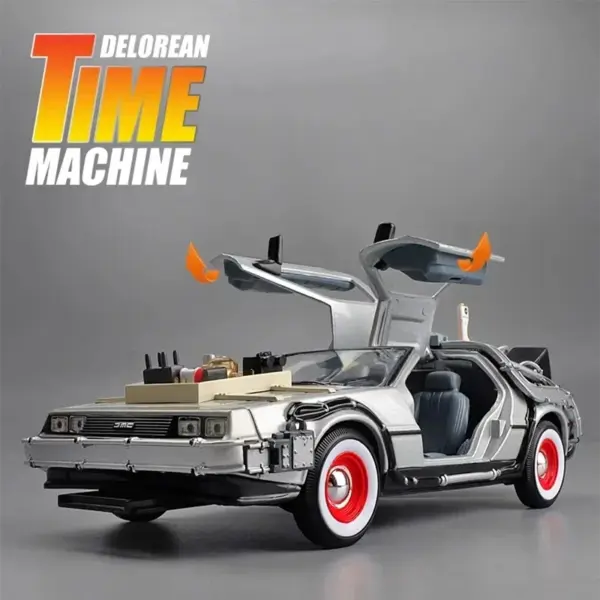 Welly 1:24 DeLorean Time Machine Model Car