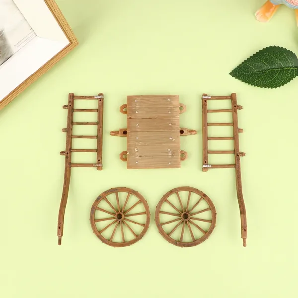 Miniature Assembled Cart Model for Dollhouse - Image 5