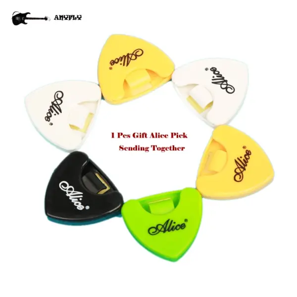 10Pcs Alice Guitar Picks Holders Colorful Set - Image 3