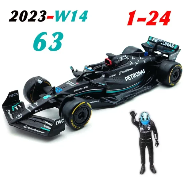 Bburago 1:24 Mercedes AMG F1 W14 Model Car - Image 2