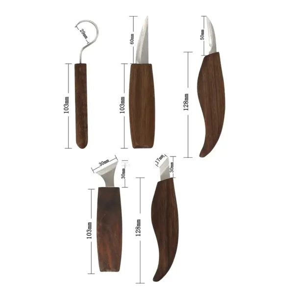 8-Piece Wood Carving Tool Set for Everyone - Image 3