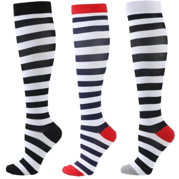 3 Pairs Compression Socks for Men and Women - Image 26