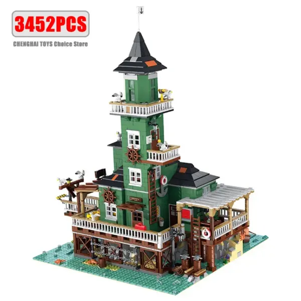 Fisherman's Cabin Modular Building Blocks Set - Image 3