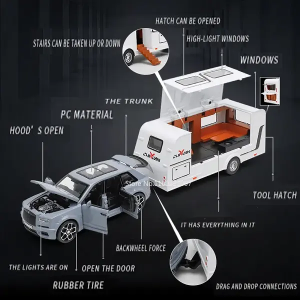 1/32 Rolls Royce Cullinan Diecast Car Model - Image 2