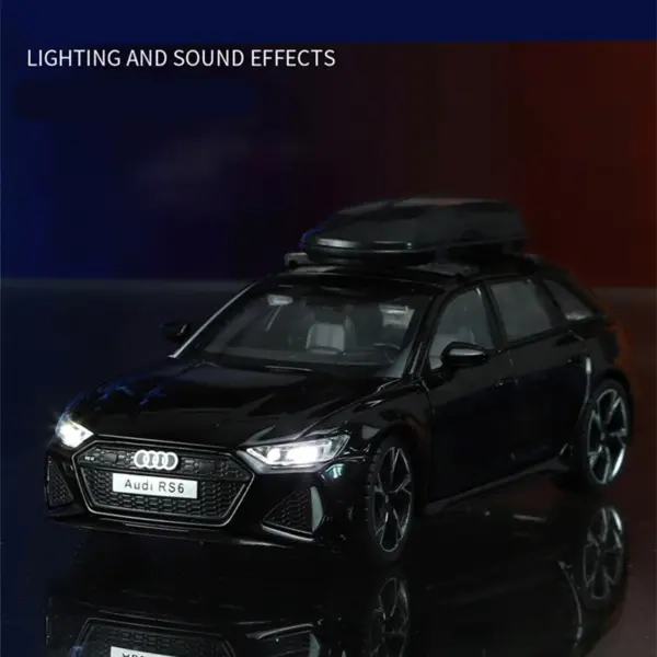 1/32 Audi RS6 Avant Diecast Model Car - Image 6