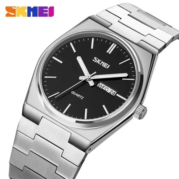 Waterproof Men's Quartz Watch Stainless Steel