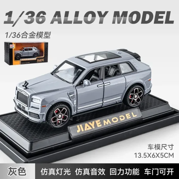 Rolls Royce Cullinan Diecast Model Car - Image 9