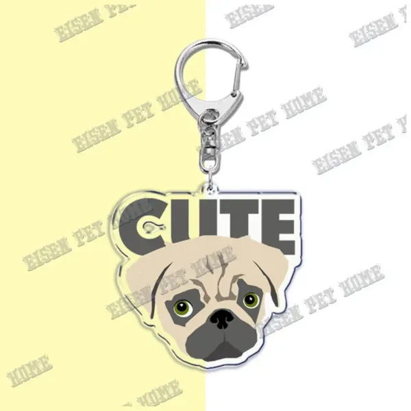 Cute PUG Keychain Pendant for All Occasions - Image 12