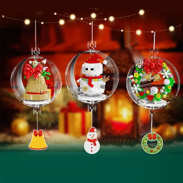 Christmas Mini Building Blocks Decoration Set