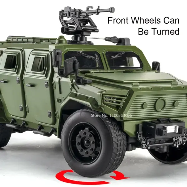 1:18 Military Green DONGFENG Off-road Toy Car - Image 4