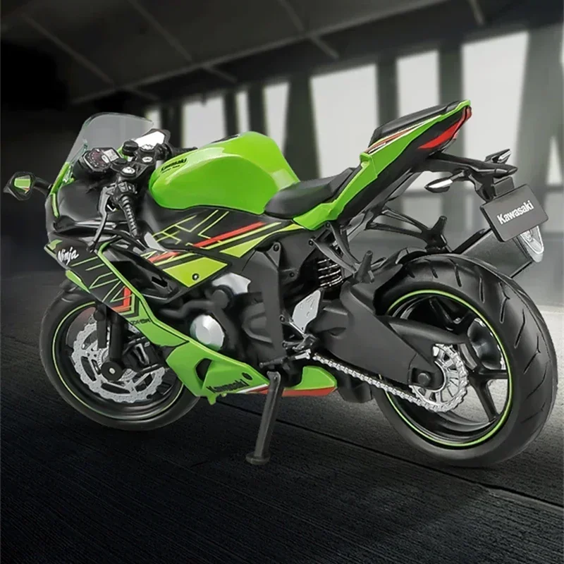 1:12 Alloy Kawasaki Ninja ZX-6R Motorcycle Model 2 1:12 Alloy Kawasaki Ninja ZX-6R Motorcycle Model - Image 2