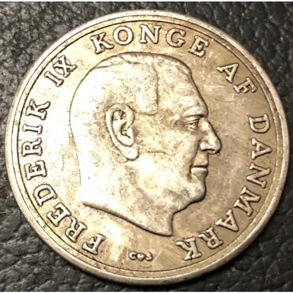 1964 Denmark 5 Kroner Coin Replica - Image 2