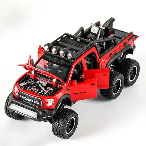 1/28 Ford Raptor F150 Diecast Model Car - Image 7