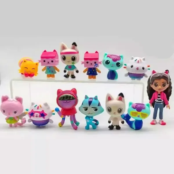 13pcs Gabby Dollhouse PVC Figures Set