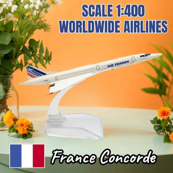 1:400 Diecast Concorde Aircraft Model Toy - Image 27