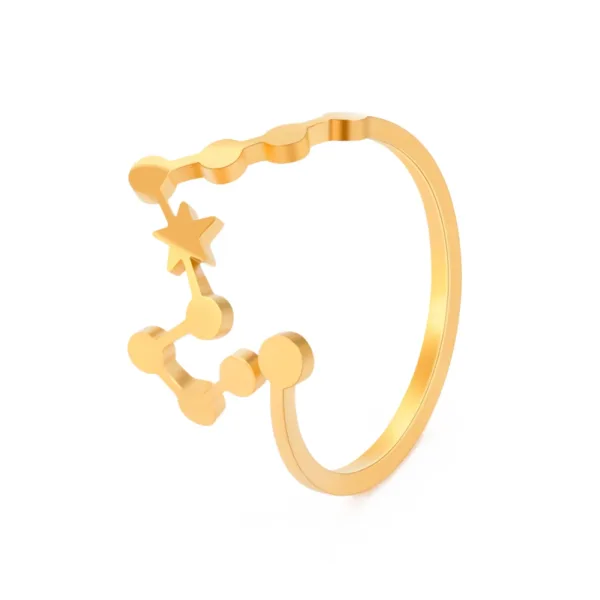 Zodiac Constellation Rings Set for Women - Image 14