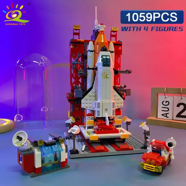 HUIQIBAO Space Shuttle Building Blocks Set - Image 16