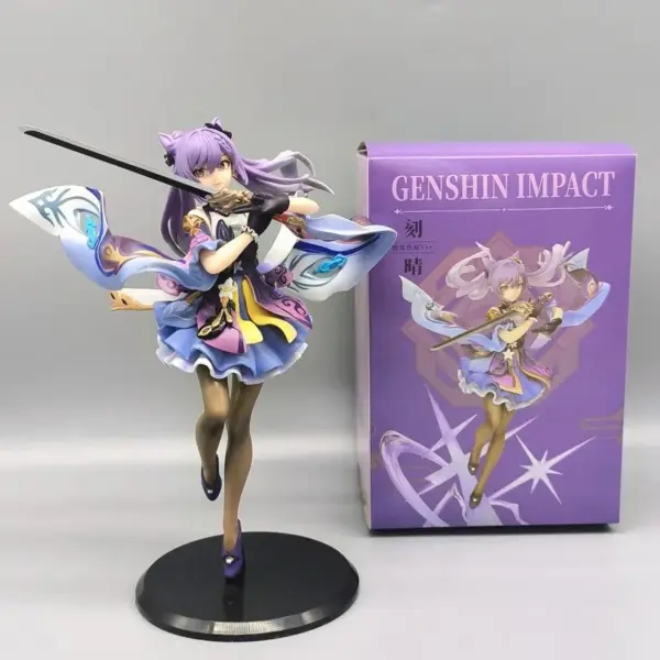 Genshin Impact Keqing Anime Figure 25cm Model - Image 6