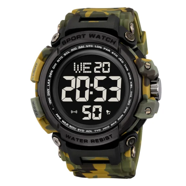 Digital Sports Watch for Men Waterproof Camo - Image 9