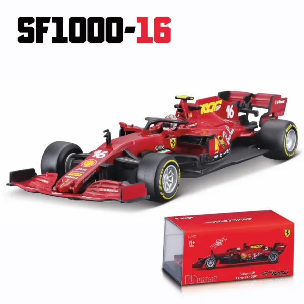 Bburago 1:43 Ferrari F1-75 Alloy Model Car - Image 16