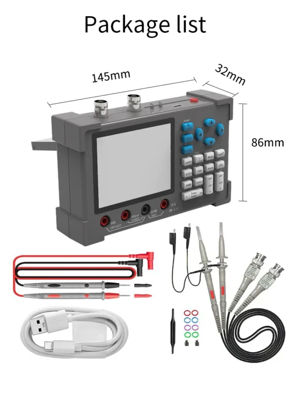 3 in 1 Digital Oscilloscope Multimeter Generator - Image 7