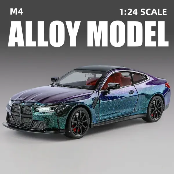 1:24 Scale M4 Alloy Diecast Car Model - Image 10