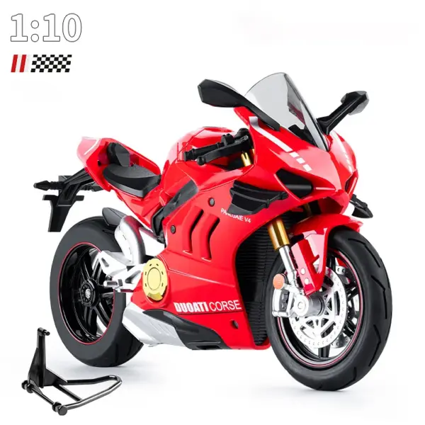 1:10 BMW S1000RR Kawasaki H2R Diecast Motorcycle - Image 9