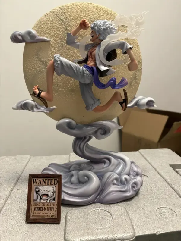 30CM One Piece Nika Luffy Gear 5 Figure - Image 7