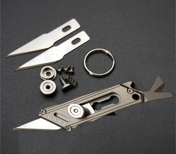 Titanium Alloy Pocket Utility Knife Tool - Image 7