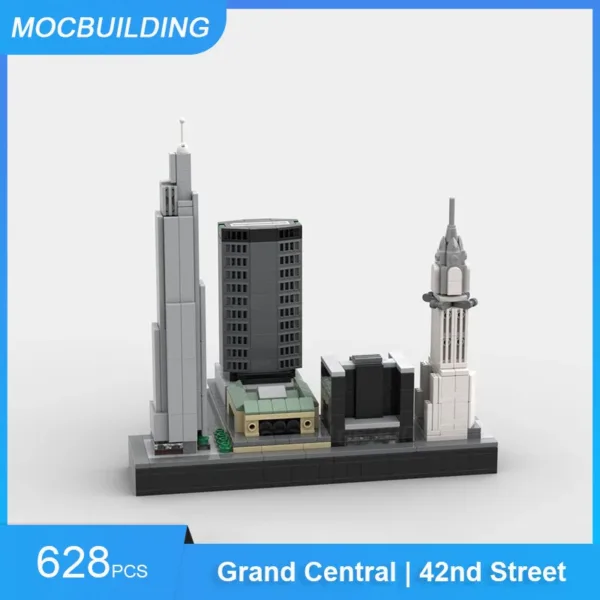 MOC Building Blocks NYC Skyline 549PCS Set - Image 10