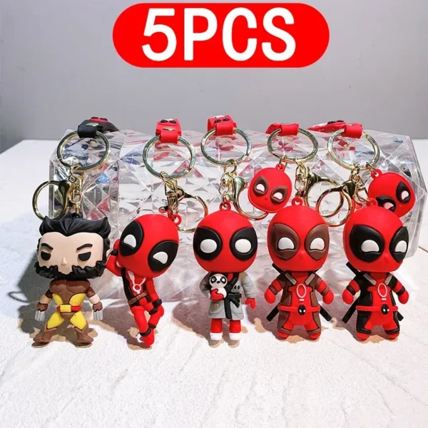 Deadpool Wolverine Keychain Model Figure - Image 7