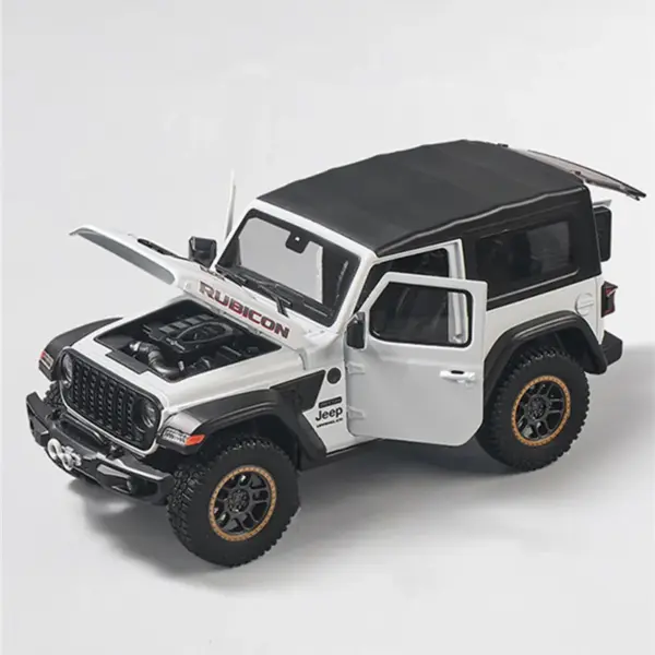 1:18 Jeep Wrangler Rubicon Diecast Model Vehicle - Image 3