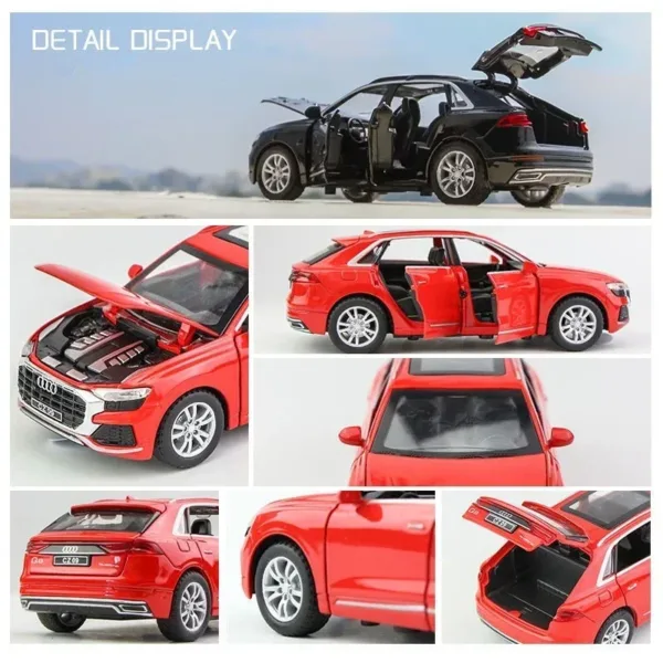 1:32 Audi Q8 Alloy Diecast Model Car - Image 4