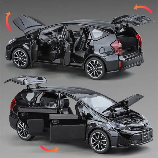 1/32 Toyota Prius Diecast Alloy Model Car - Image 4