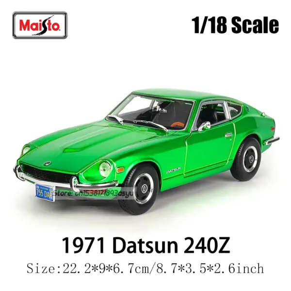 Maisto 1:18 Datsun 240Z Diecast Model Car - Image 7