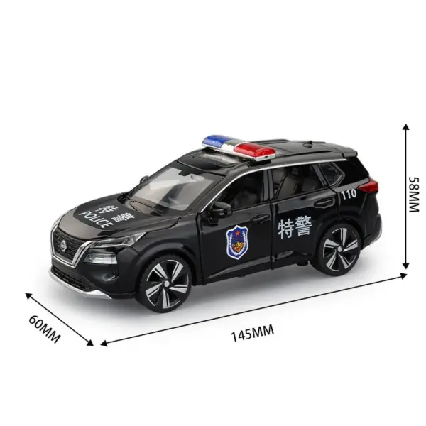 1:32 Scale X-TRAIL Police Car Toy Model - Image 7