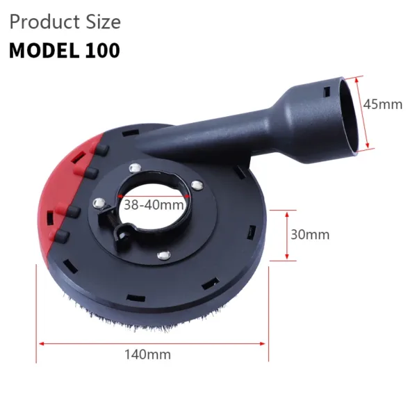 Universal Dust Shroud for 100/125mm Angle Grinder - Image 4