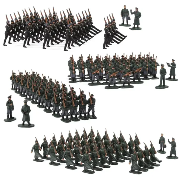 38pcs HO Scale Military Figures Set - Image 2