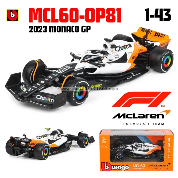 Bburago 1:43 McLaren F1 MCL60 Diecast Model - Image 7