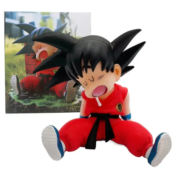 10cm Goku Anime Figure Sitting Model Toy - Image 7