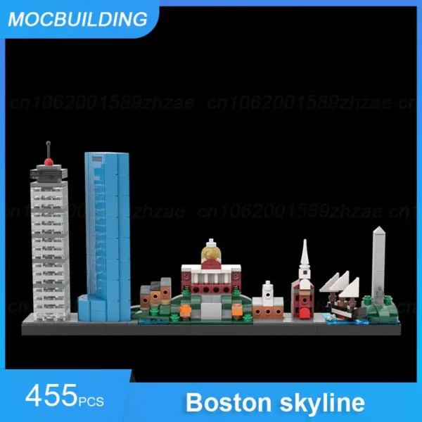 MOC Building Blocks NYC Skyline 549PCS Set - Image 13